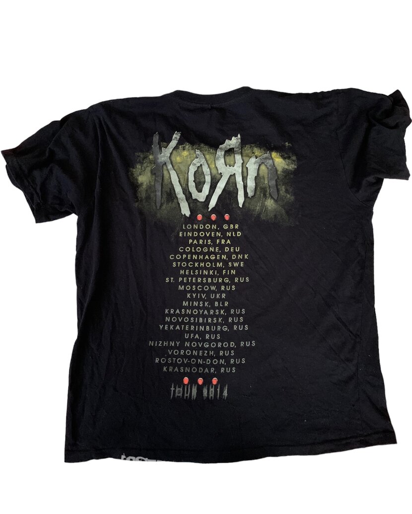 Korn The Paradigm Shift tour tee