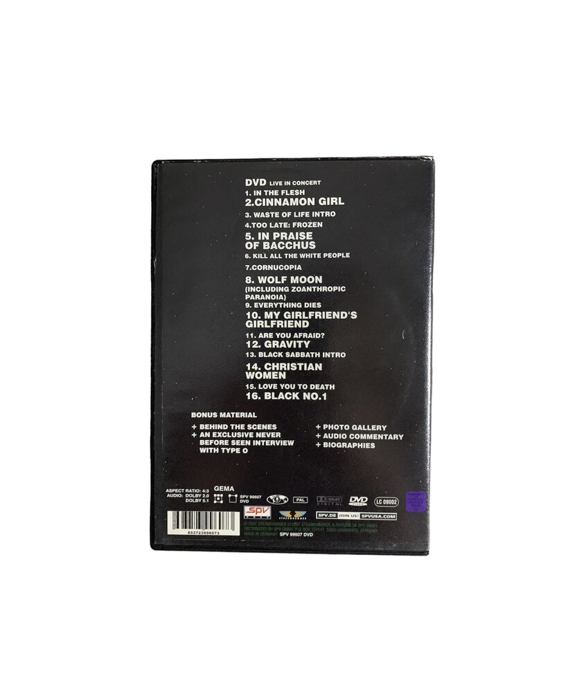 Type O Negative DVD “Symphony For The Devil” | TShirtSlayer TShirt and  BattleJacket Gallery