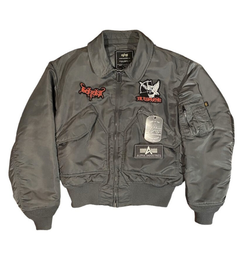 Beherit Alpha Industries War Metal Jacket | TShirtSlayer TShirt and ...