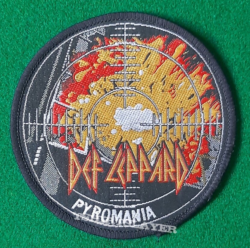 DEF LEPPARD Pyromania 1983 Round Patch