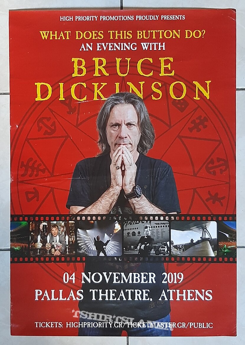 BRUCE DICKINSON Tour Poster 2019