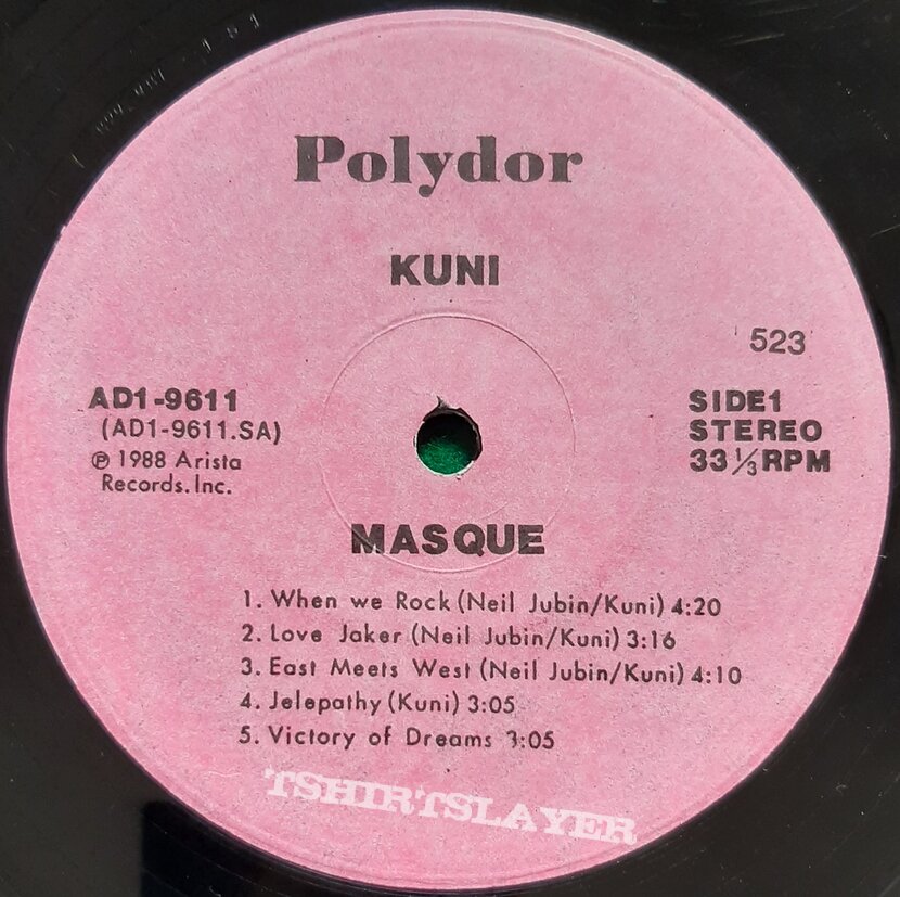 KUNI Masque bootleg vinyl LP