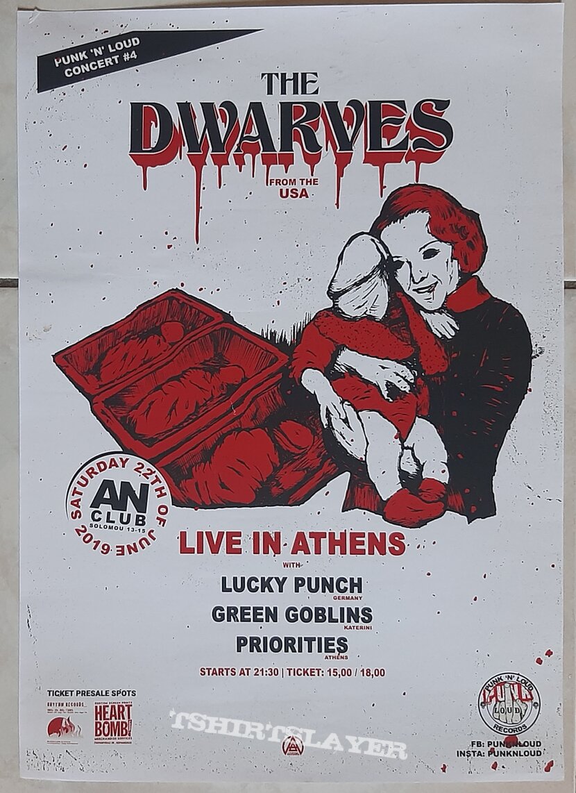 THE DWARVES Tour Poster 2019