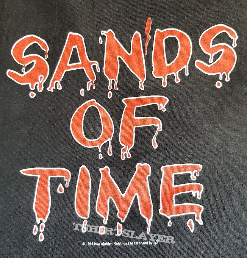 IRON MAIDEN Sands Of Time LARGE 2-sided 1994 Single Stitch T-shirt
