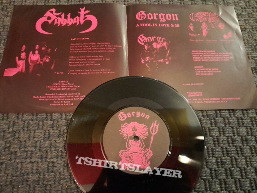 Sabbat / Gorgon Rain Of Terror / A Fool In Love 7&quot; EP