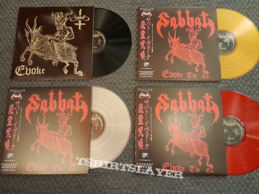 Sabbat Evoke Iron Pegasus Rerelease Complete LP Set