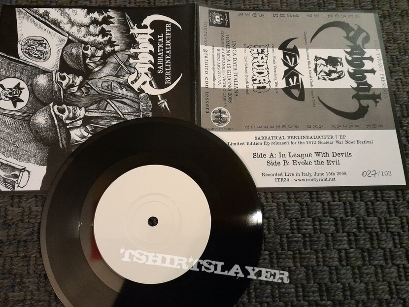 Sabbat Sabbatical Berlinealucifer 7&quot; EP