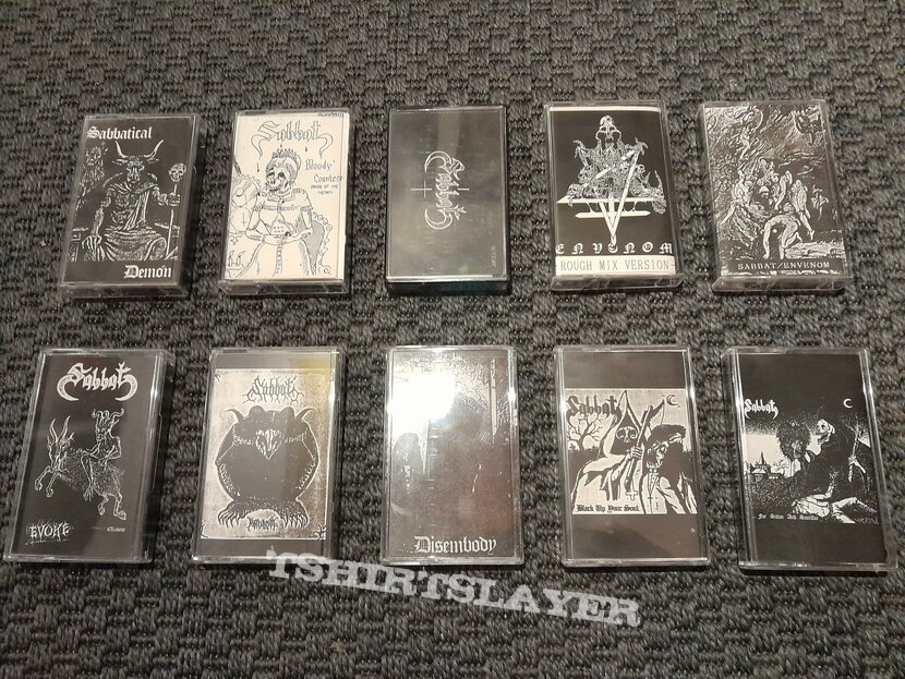 All Sabbat Tapes from Evil Records