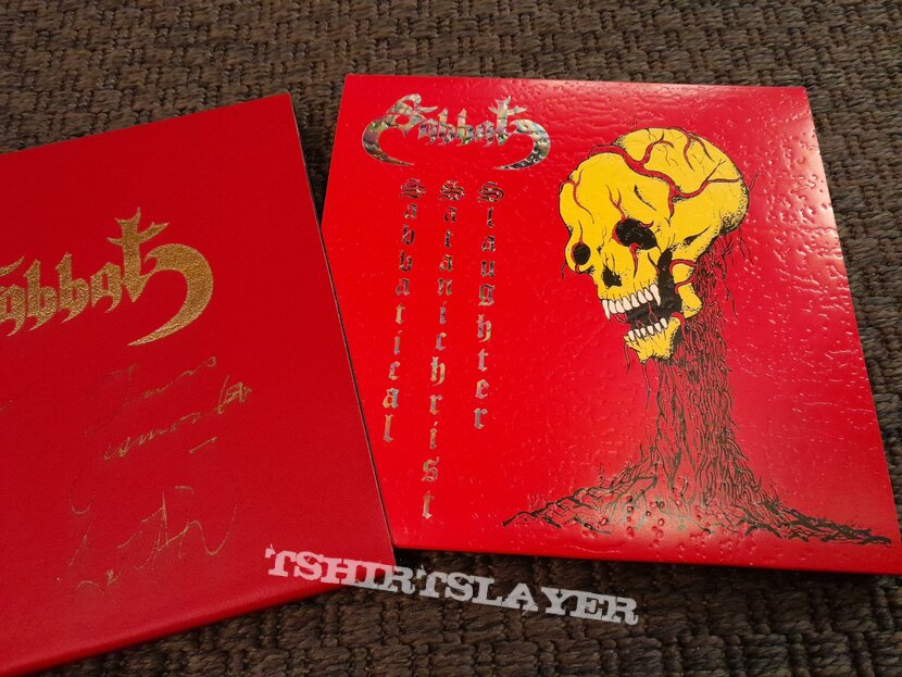 Sabbat Sabbatical Satanichrist Slaughter 3 x 6&quot; Box (Special &amp; Band Version)