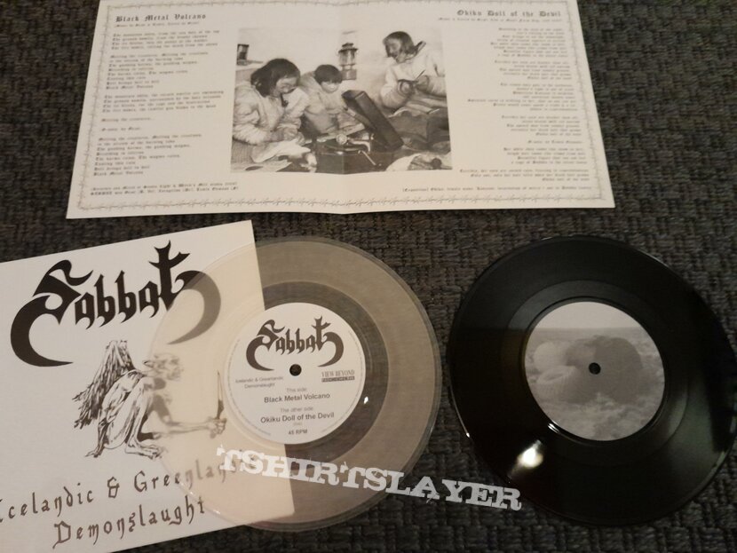 Sabbat – Icelandic &amp; Greenlandic Demonslaught 7&quot; EP (Black &amp; Clear)