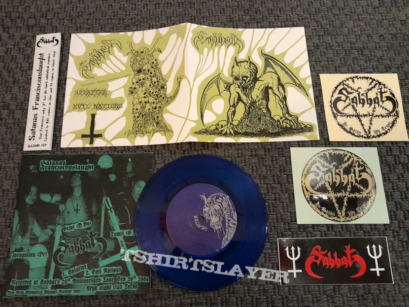 Sabbat Satanas Francisconslaught 7&quot; EP