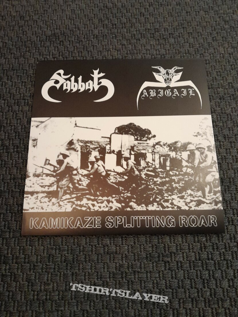 Sabbat / Abigail Kamikaze Splitting Roar LP