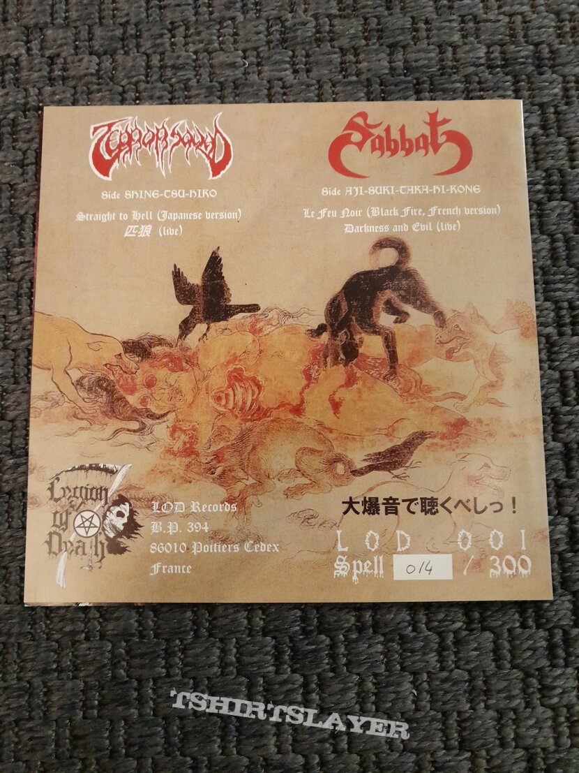 Terror Squad / Sabbat  Japanese Metal Destruction 7&quot; EP