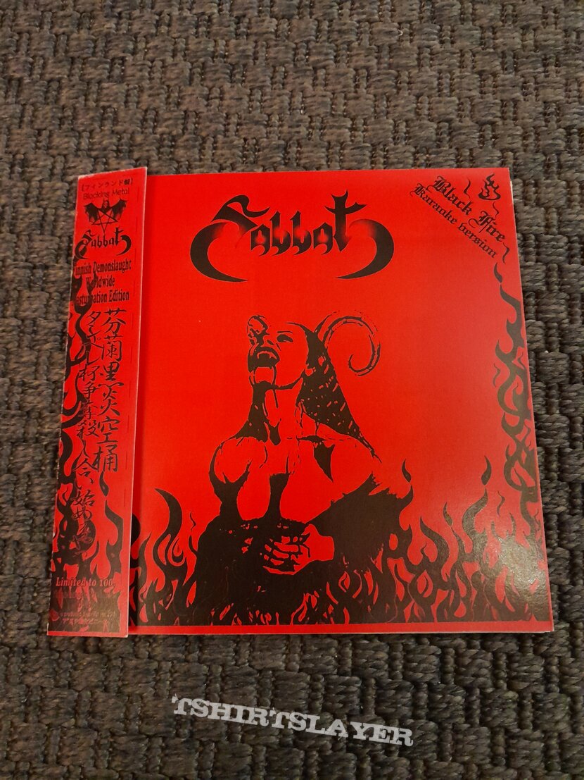 Sabbat Finnish Demonslaught Worldwide Masturbation Edition 7&quot; EP