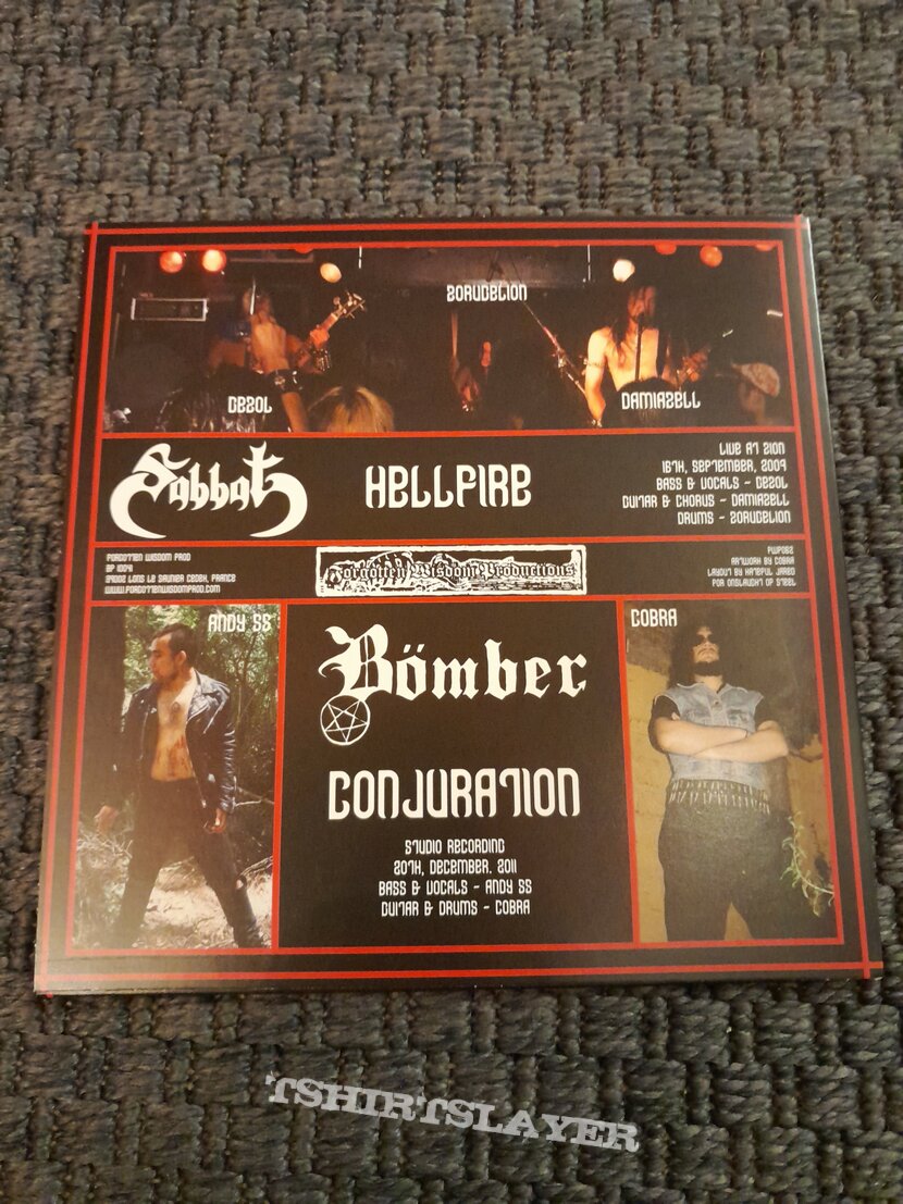 Sabbat / Bömber  Sabbatical Bomber 7&quot; EP&#039;s (Blue, White &amp; Red)