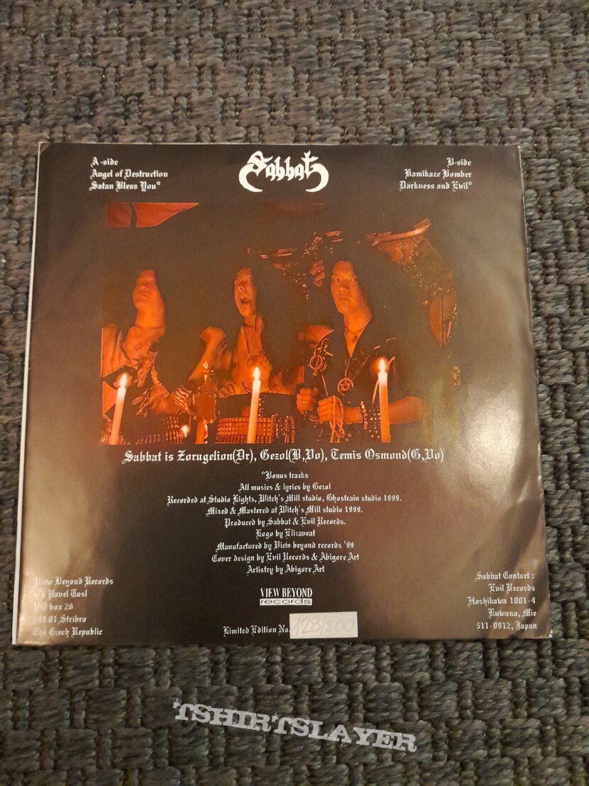 Sabbat Sabbatical Demonslaught 7&quot; EP (Black &amp; Red Version)