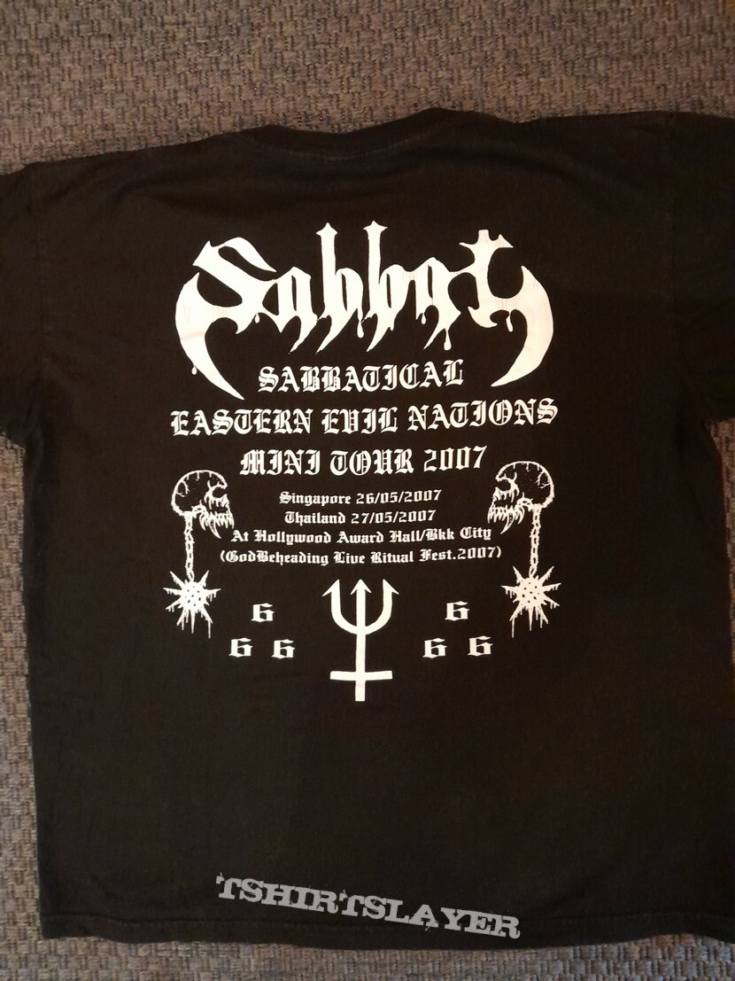 Sabbat MiniTour 2007 Shirt