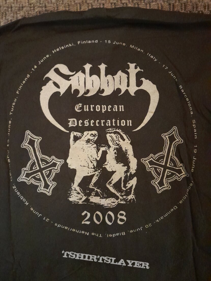 Sabbat Tour 2008 Shirt