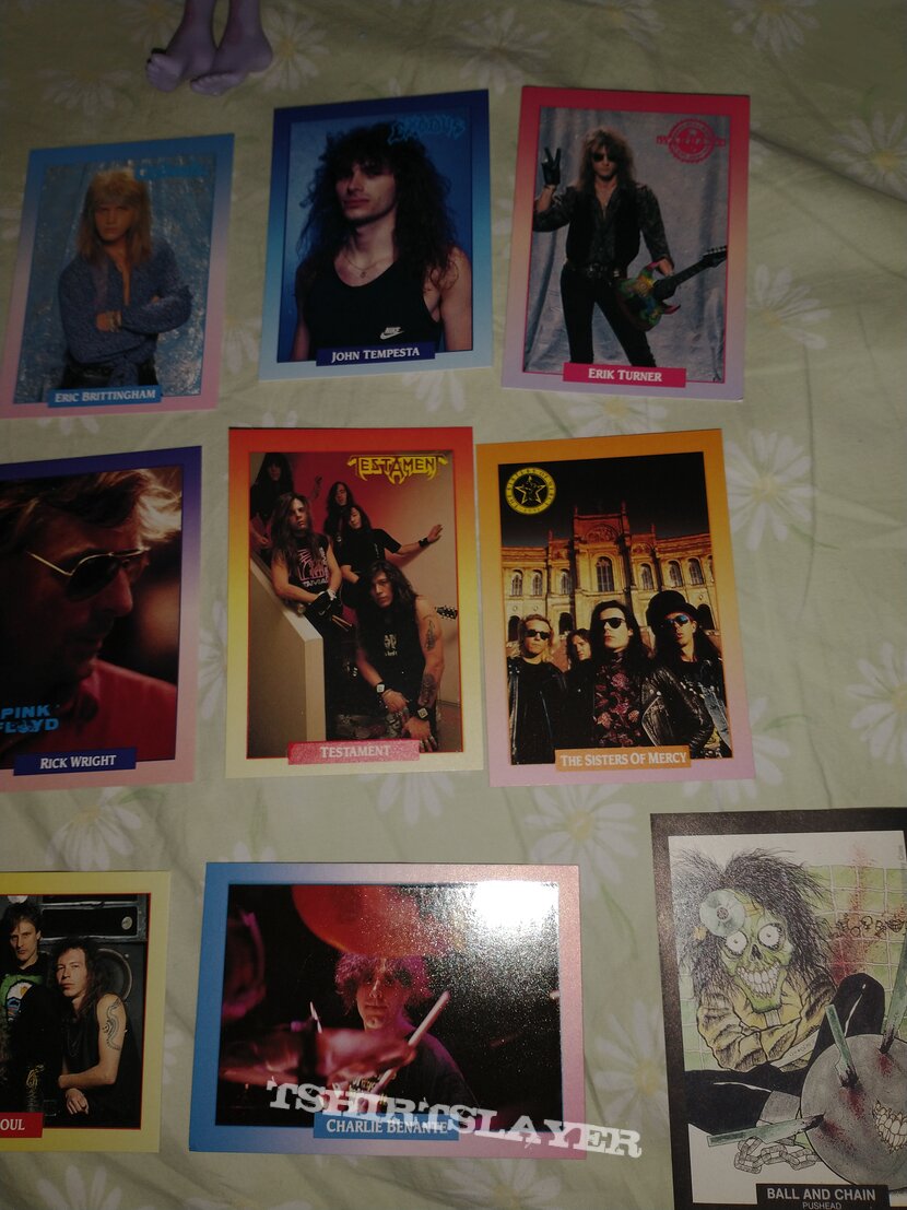 Testament Rock cards music trading cards 