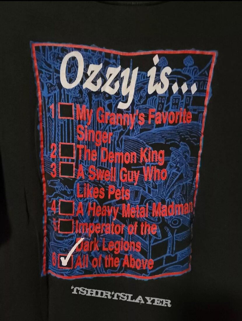 Ozzy T Shirt Ozzy Is.. Ozzy T Shirt Ozzy Is..
