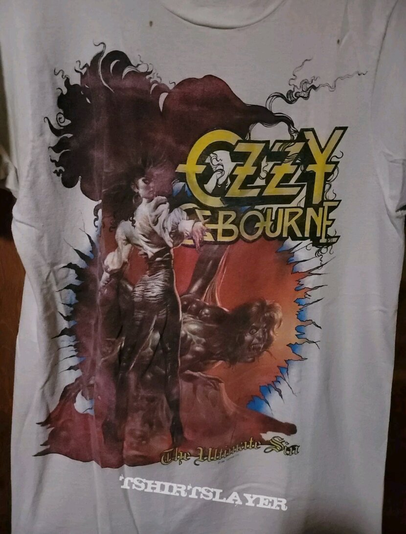 Ozzy Osbourne Ozzy The Ultimate Sin T Shirt