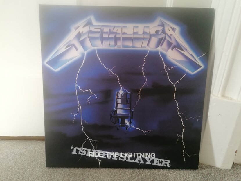 Metallica Ride The Lightning Artwork Wall Canvas 