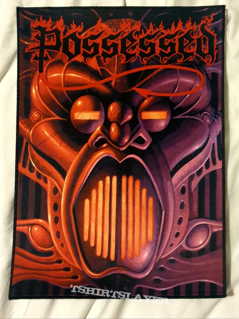 Possessed Beyond The Gates Signed Printed Backpatch