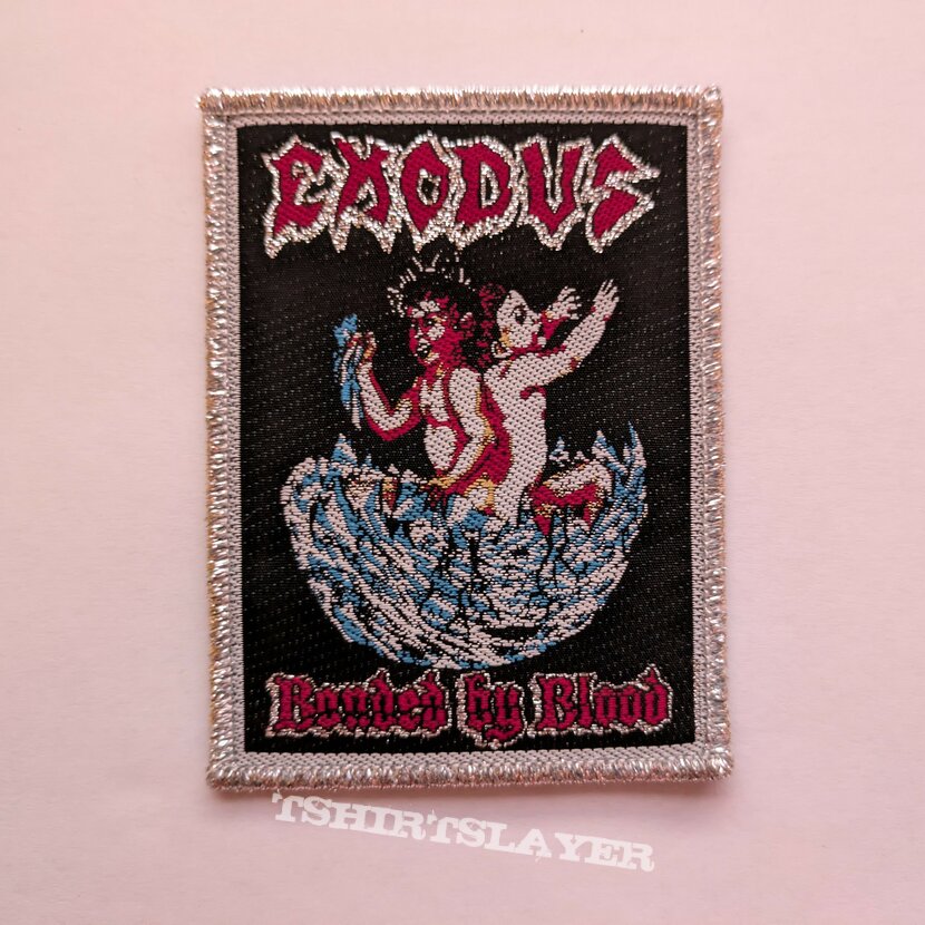 Exodus Bonded By Blood Patch Glitter Border 