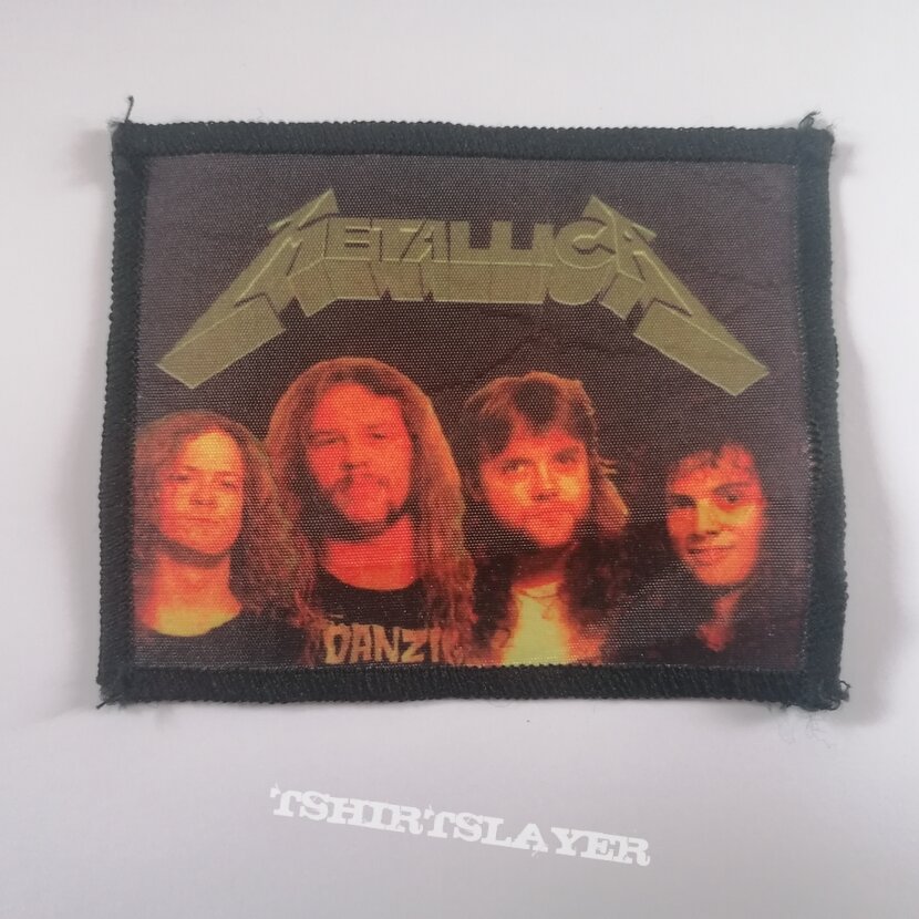 Metallica Band Photo Screenprinted Patch VTG? 