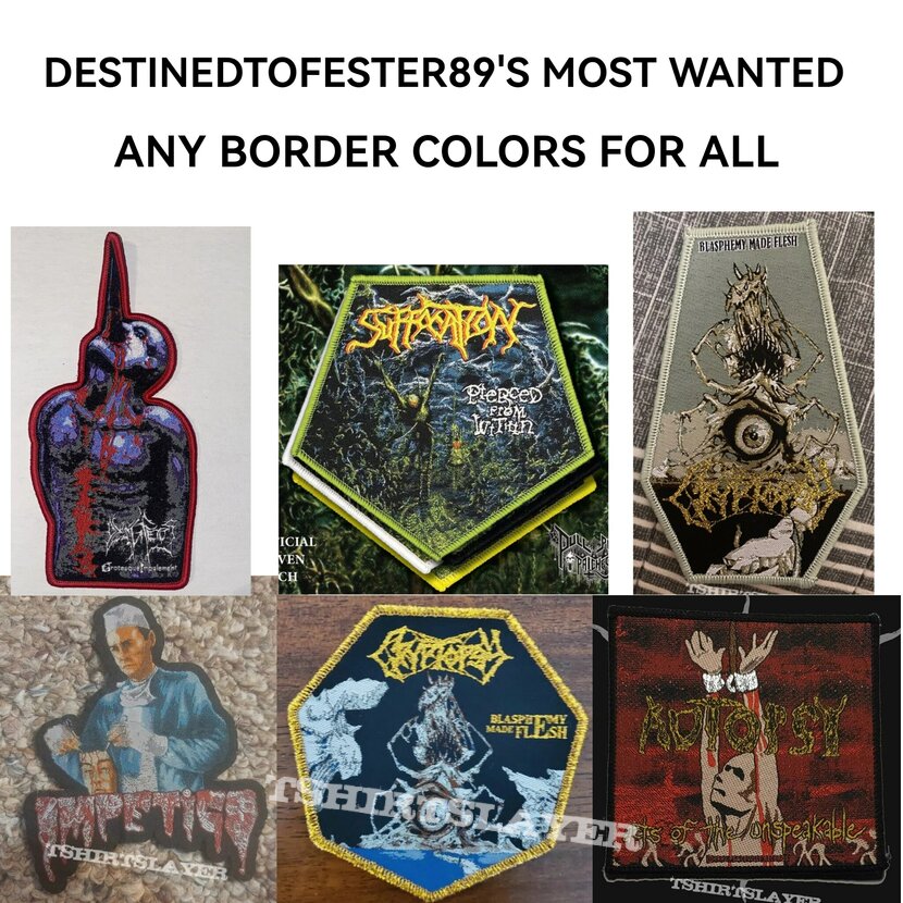 Dying Fetus My most wanted patches iso