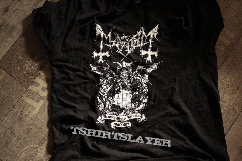 mayhem daemon winter rituals 2022 t-shirt