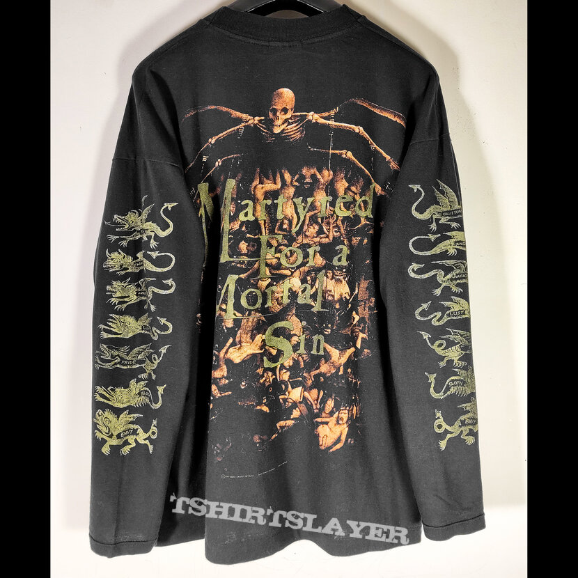 1997 Cradle of Filth long sleeves t-shirt « Martyred for a 1997 Cradle of Filth long sleeves t-shirt « Martyred for a