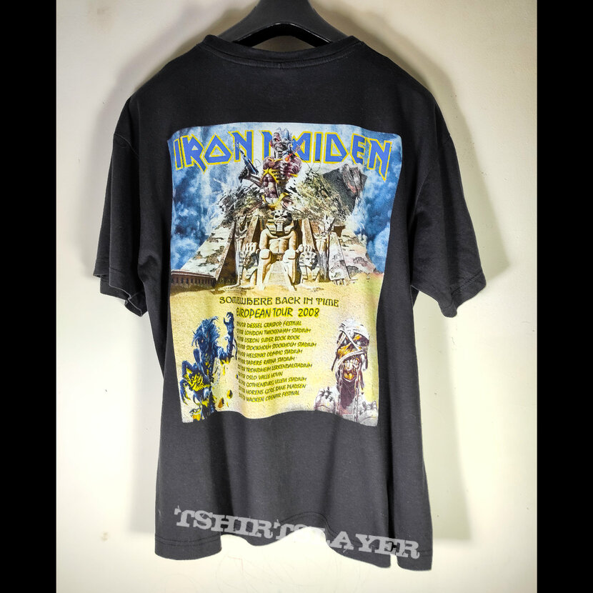 2007 Iron Maiden t-shirt « Somewhere back in time »