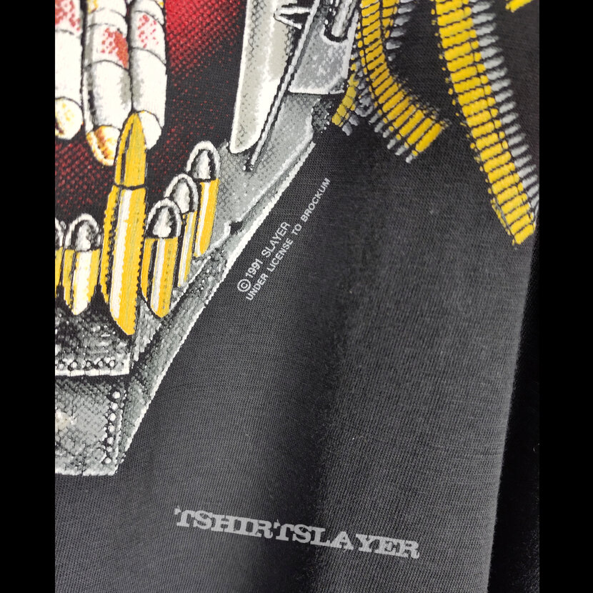 1991 Slayer t-shirt « Clash of the Titans »
