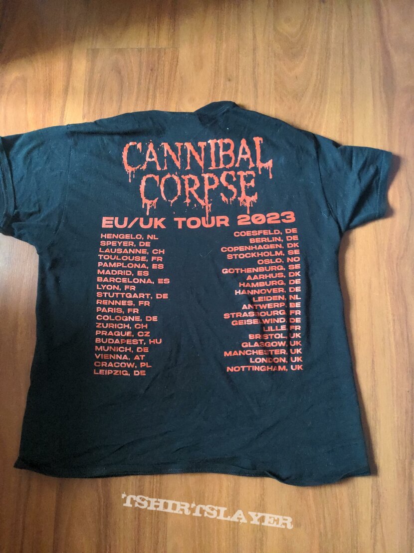 Cannibal Corpse Canninal Corpse 2023 tour TSHIRT