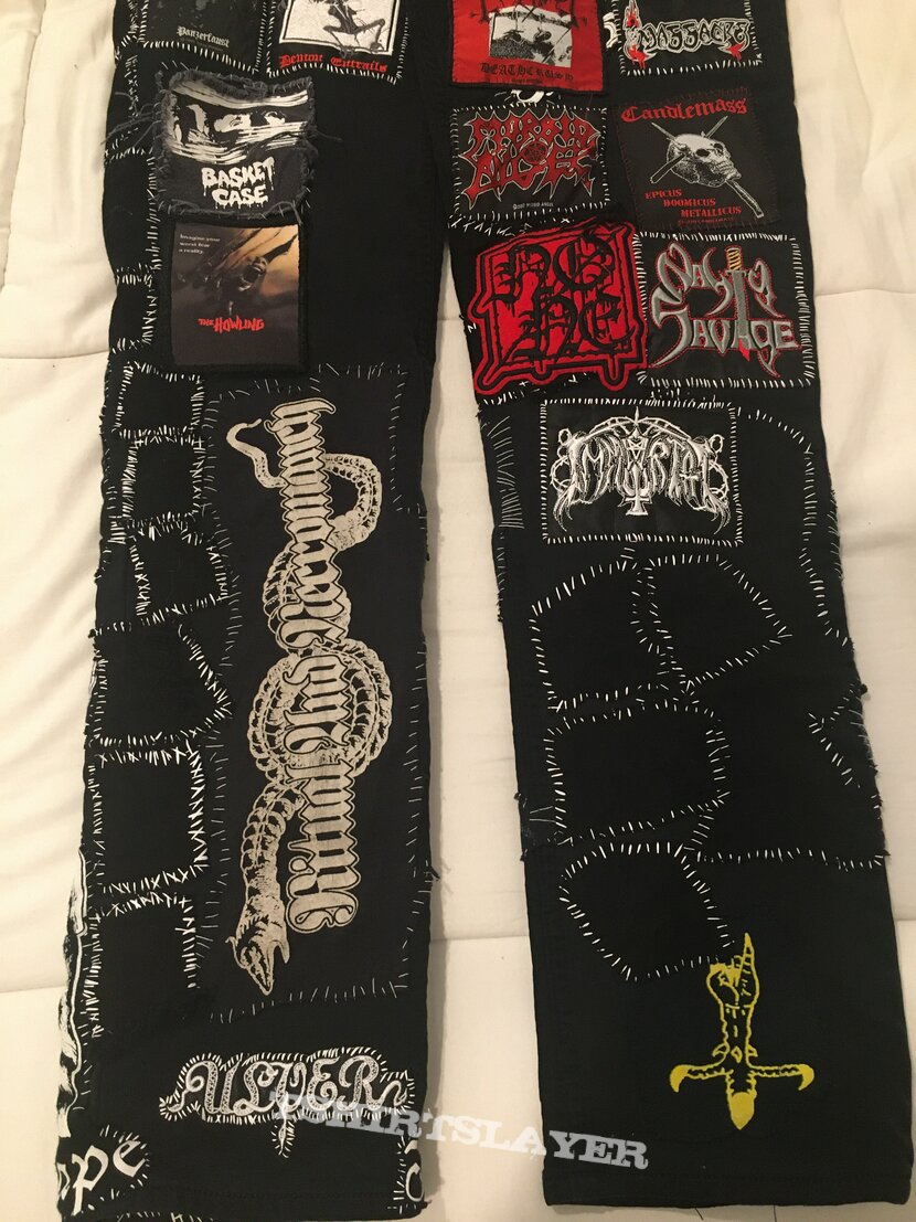 Mortuary Drape my patch pants