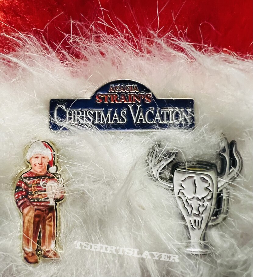 The Acasia Strain Christmas Vacation Pins