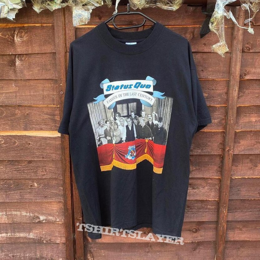 Status quo famous in the last century 2000 T-shirt large 