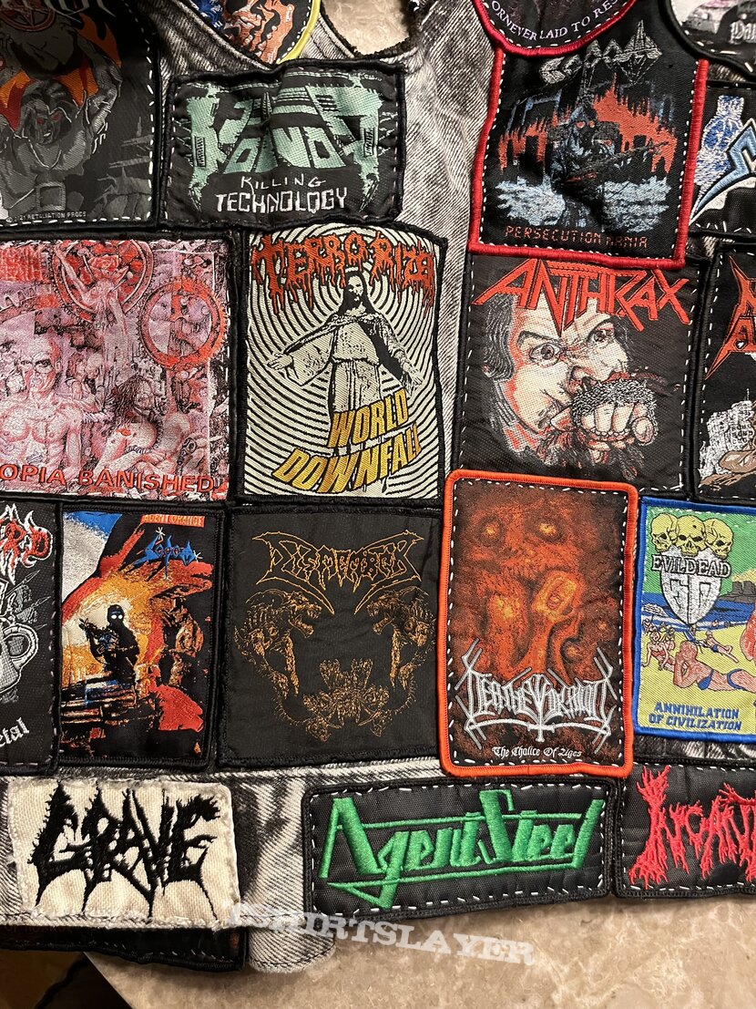 Iron Maiden Old School Metal Vest Update
