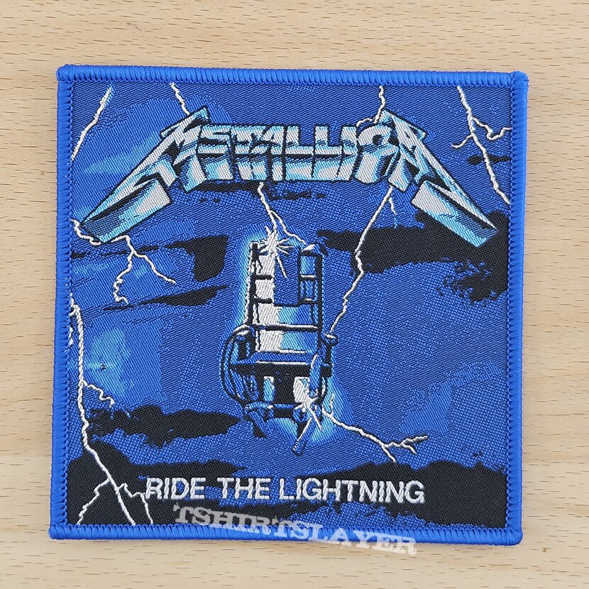 Metallica - Ride The Lightning - Official Woven Patch Metallica - Ride The Lightning - Official Woven Patch