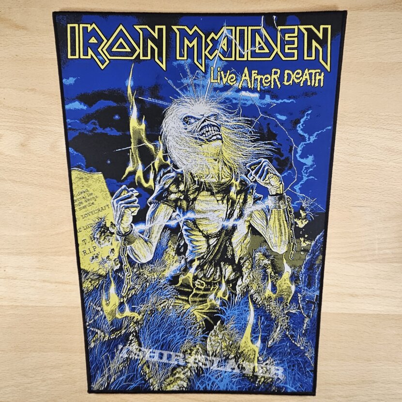 Iron Maiden - Live After Death - Backpatch