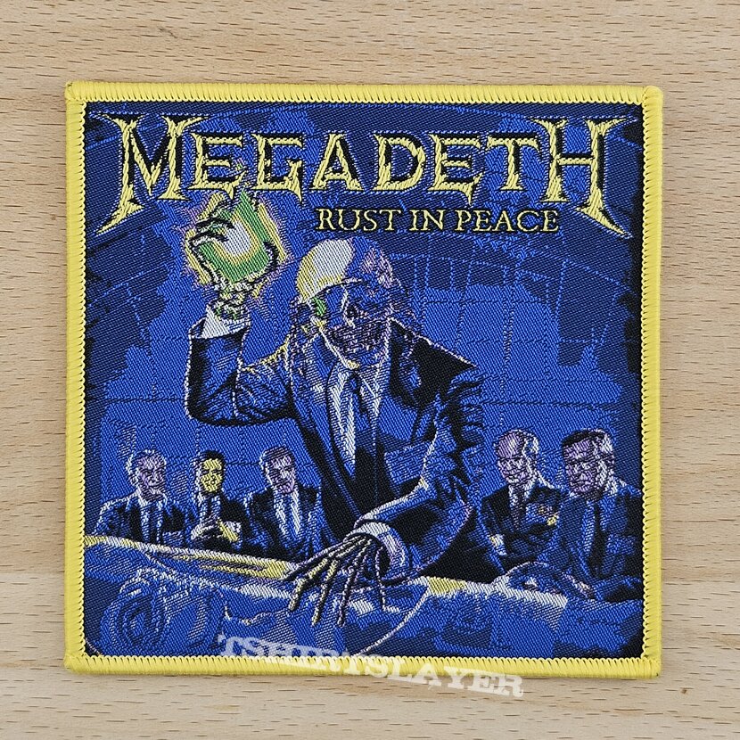 Megadeth - Rust In Peace - Official Woven Patch Megadeth - Rust In Peace - Official Woven Patch