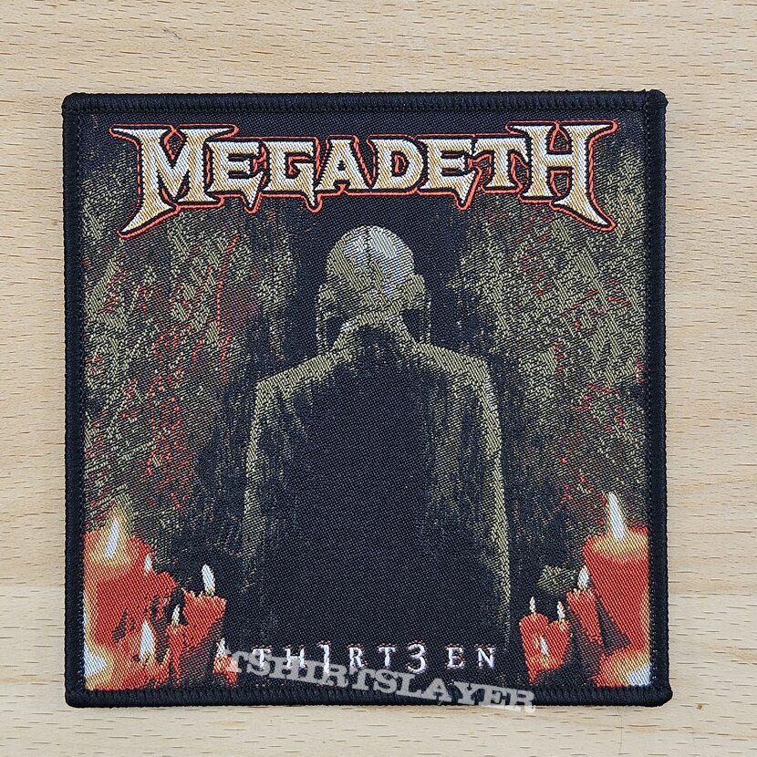 Megadeth - Th1rt3en - Official Woven Patch Megadeth - Th1rt3en - Official Woven Patch