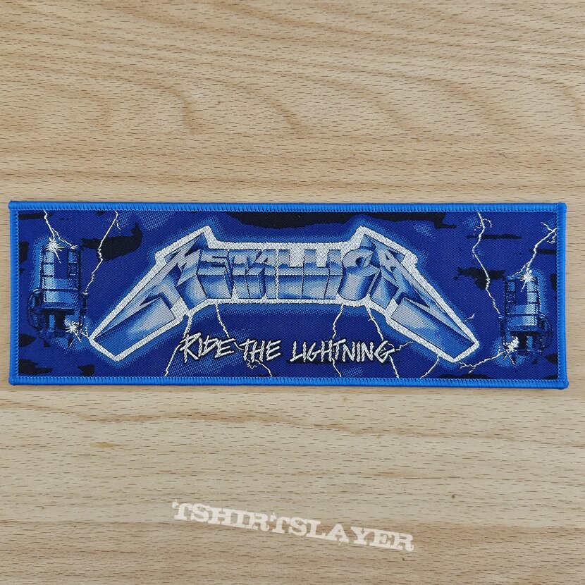 Metallica - Ride The Lightning - Official Woven Strip Patch Metallica - Ride The Lightning - Official Woven Strip Patch