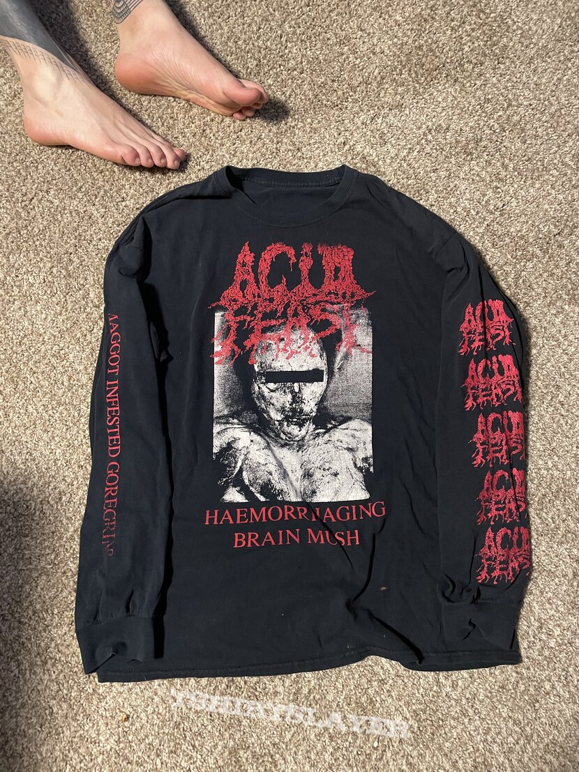 Acid Feast “Hemorrhaging Brain Mush” Longsleeve  