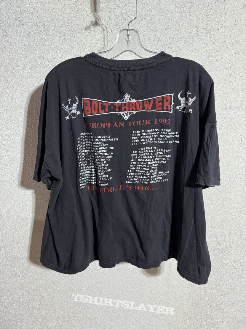 1992 Bolt Thrower European Tour T Shirt