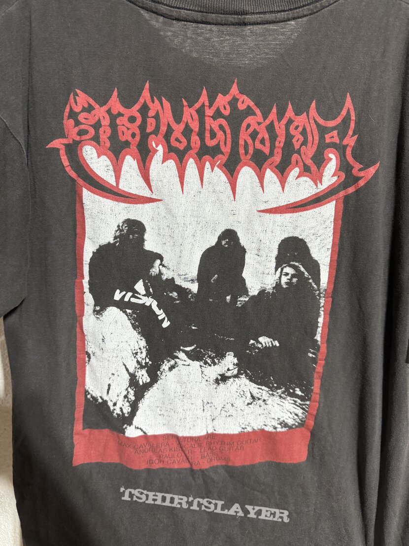 1990 Sepultura Beneath The Remains T Shirt