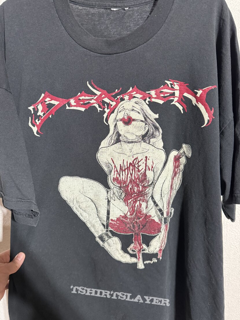 1998 Deaden Butchered Whore T Shirt