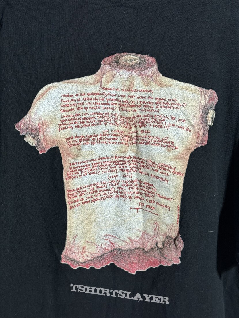 1999 Regurgitation Tales of Necrophilia T Shirt