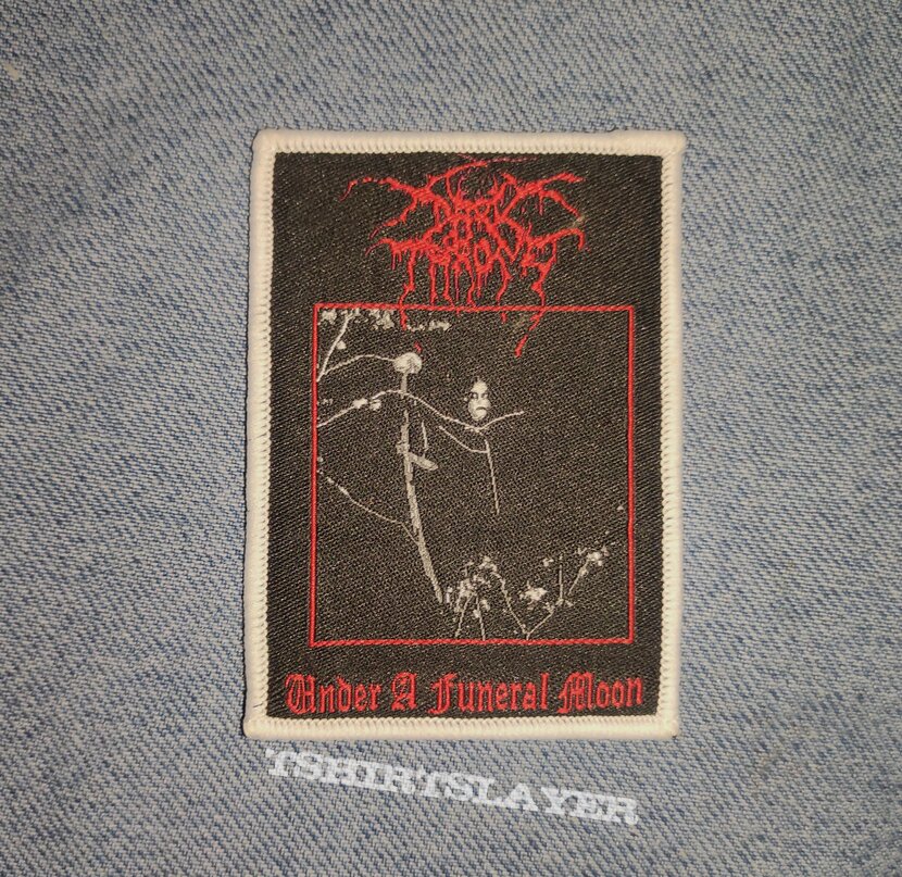 Darkthrone under a funeral moon Woven Patch 
